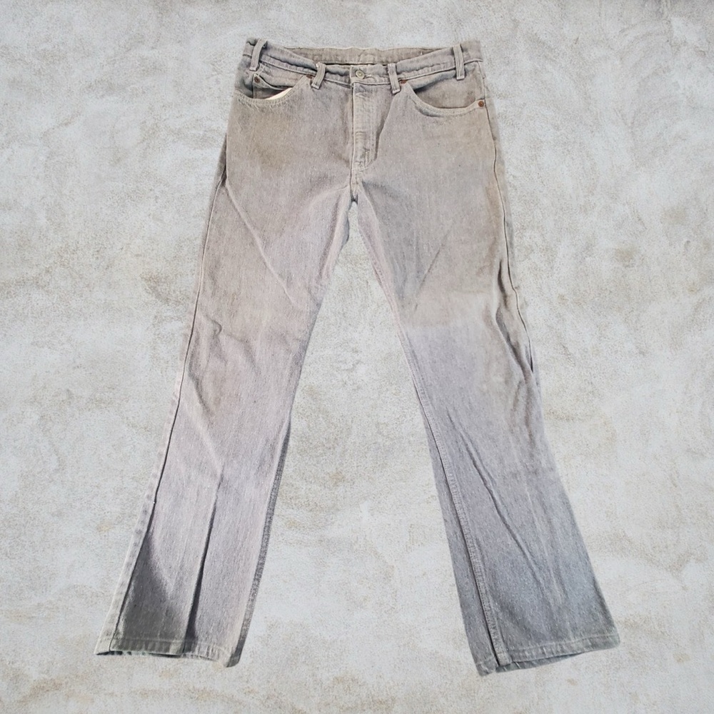 Vintage Levi’s 40509 2767 Jeans Mens 36x32‎ Grey 1980s Straight Leg Cowboy Rare